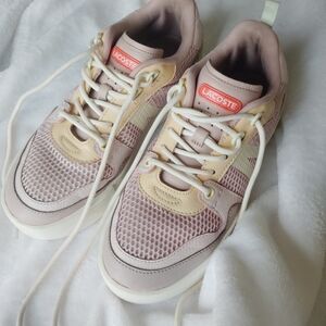 Lacoste Women’s Pink Mesh Sneakers | Chunky Trainer | Size 8 | Casual / Street